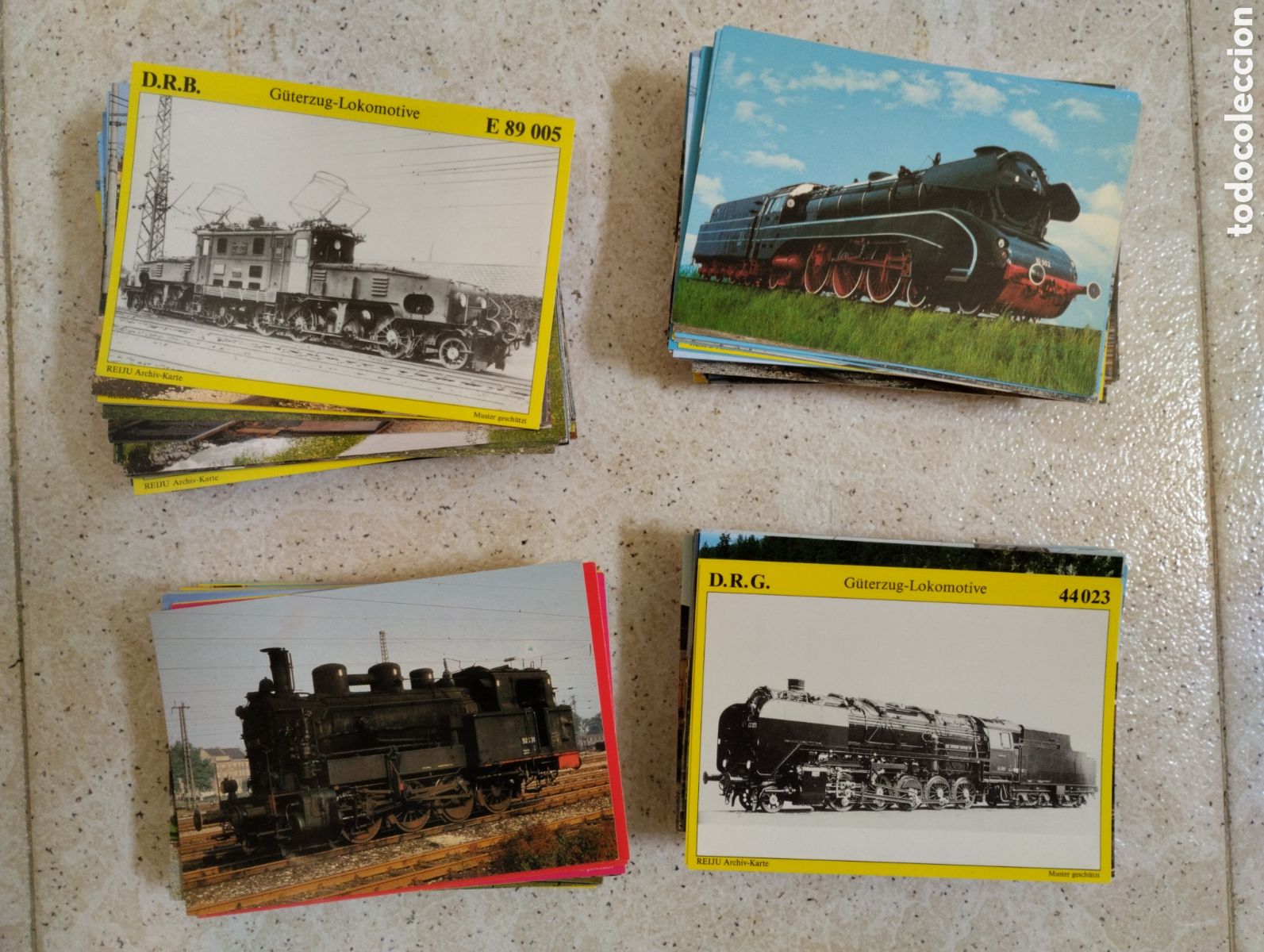 Postales: Lote postales Trenes