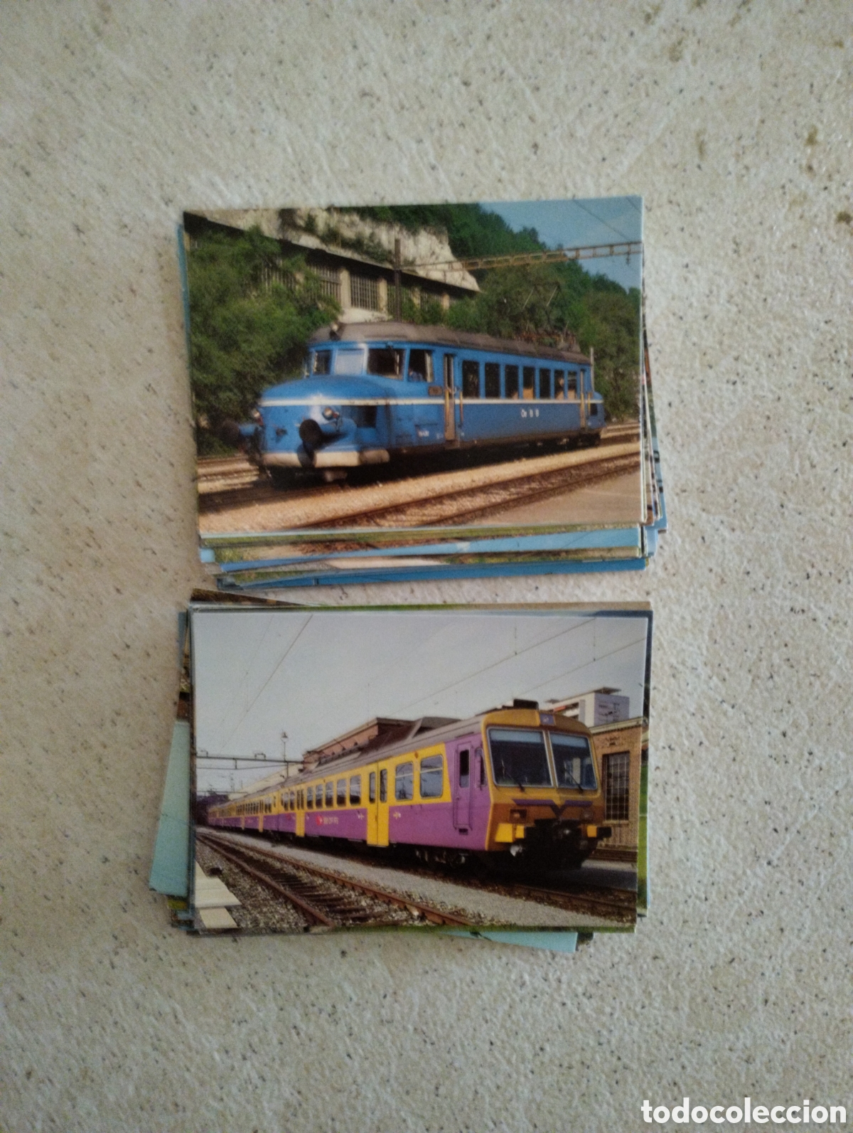 Postales: Lote postales Trenes