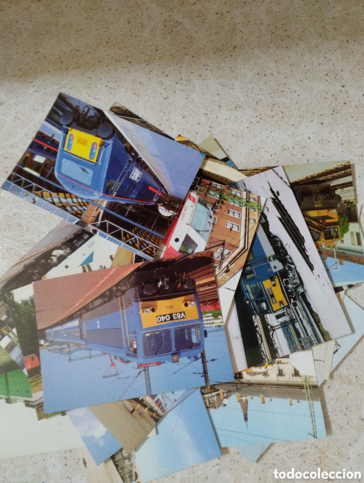 Postales: Lote postales Trenes