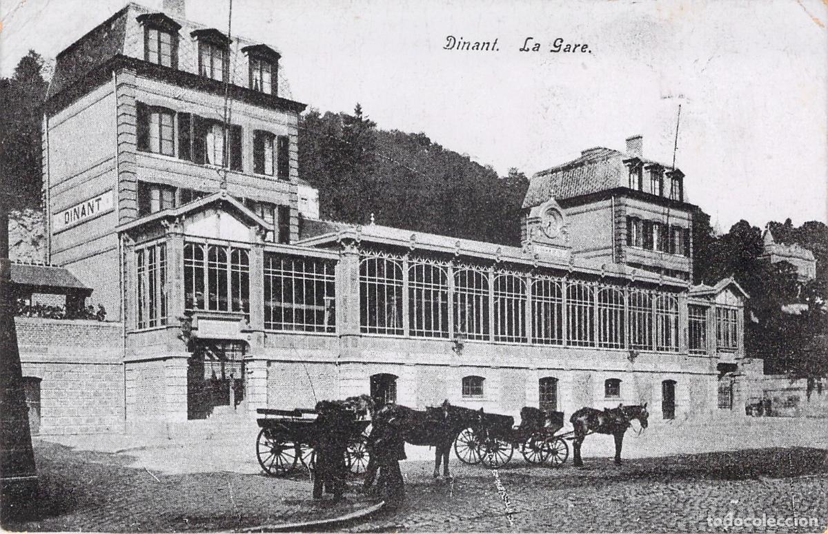 Postales: Postal de la Estaci&oacute;n de Tren en Dinant, B&eacute;lgica