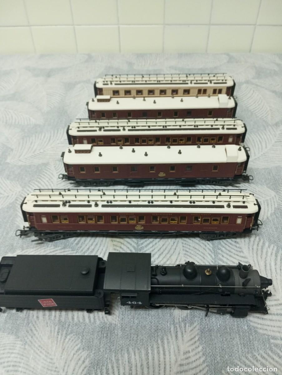 Postales: tren de larga distancia de la E.HO.1.87 analogico funcionamiento impecable