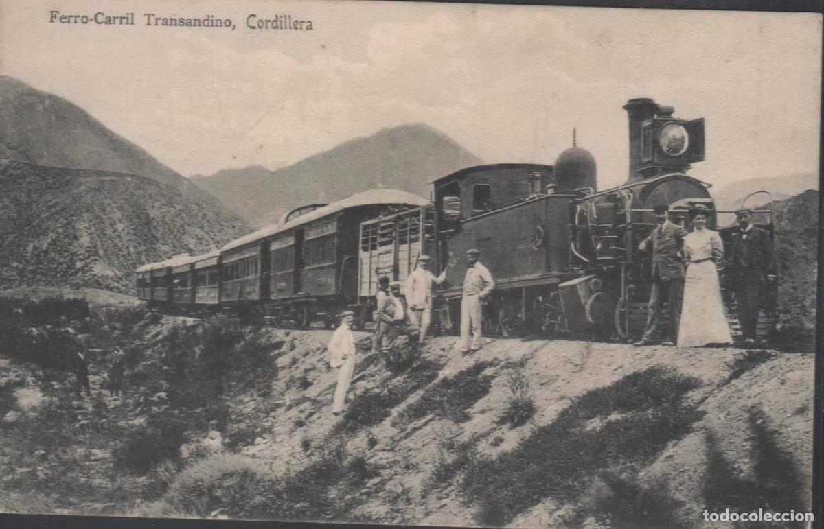 Postales: Chile.Tren. l&aacute;mina moderna 20cmx30cm sacada de una postal antigua.Preciosa imagen