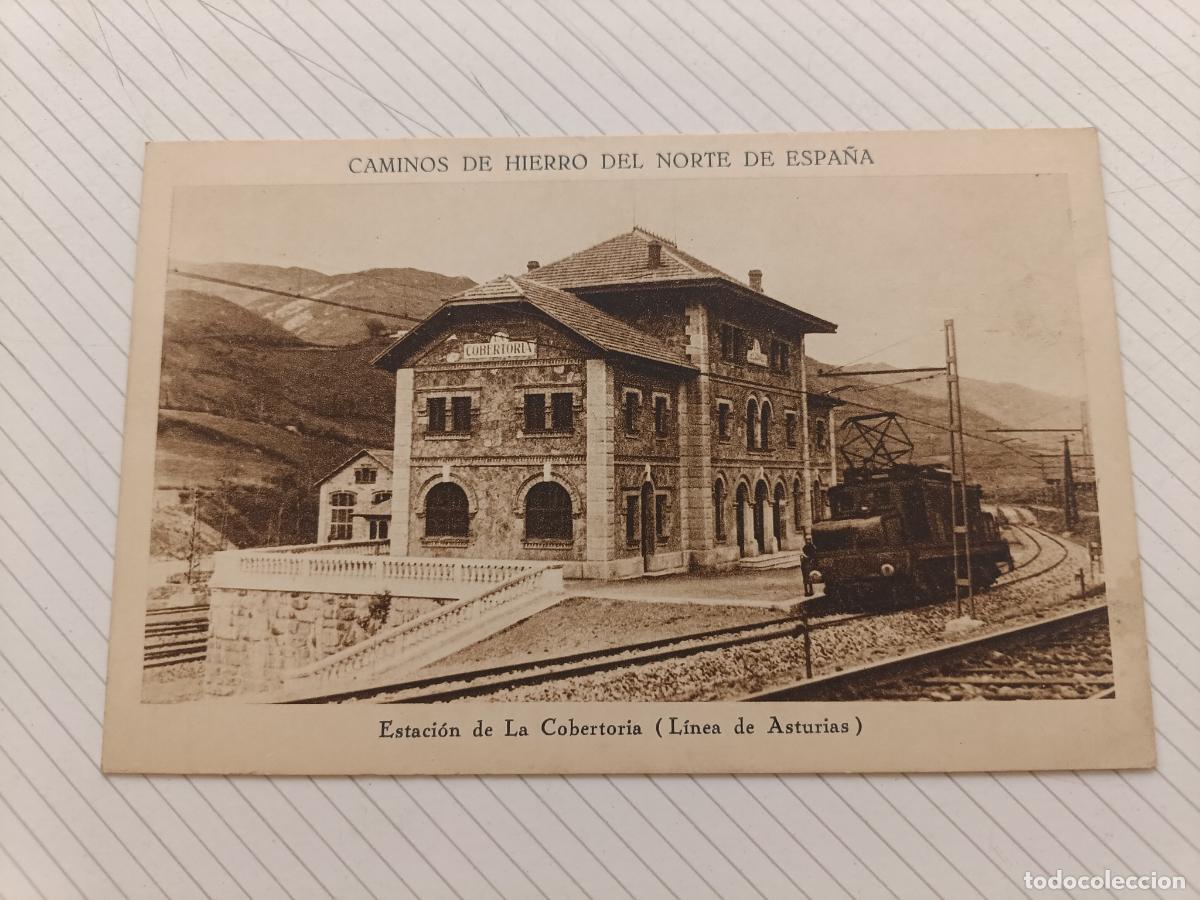 Postales: Caminos de Hierro del Norte de Espa&ntilde;a, La Cobertoria, Asturias