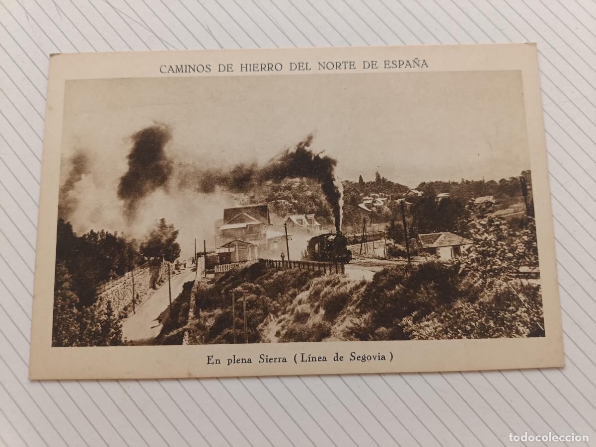 Postales: Caminos de Hierro del Norte de Espa&ntilde;a, L&iacute;nea de Segovia