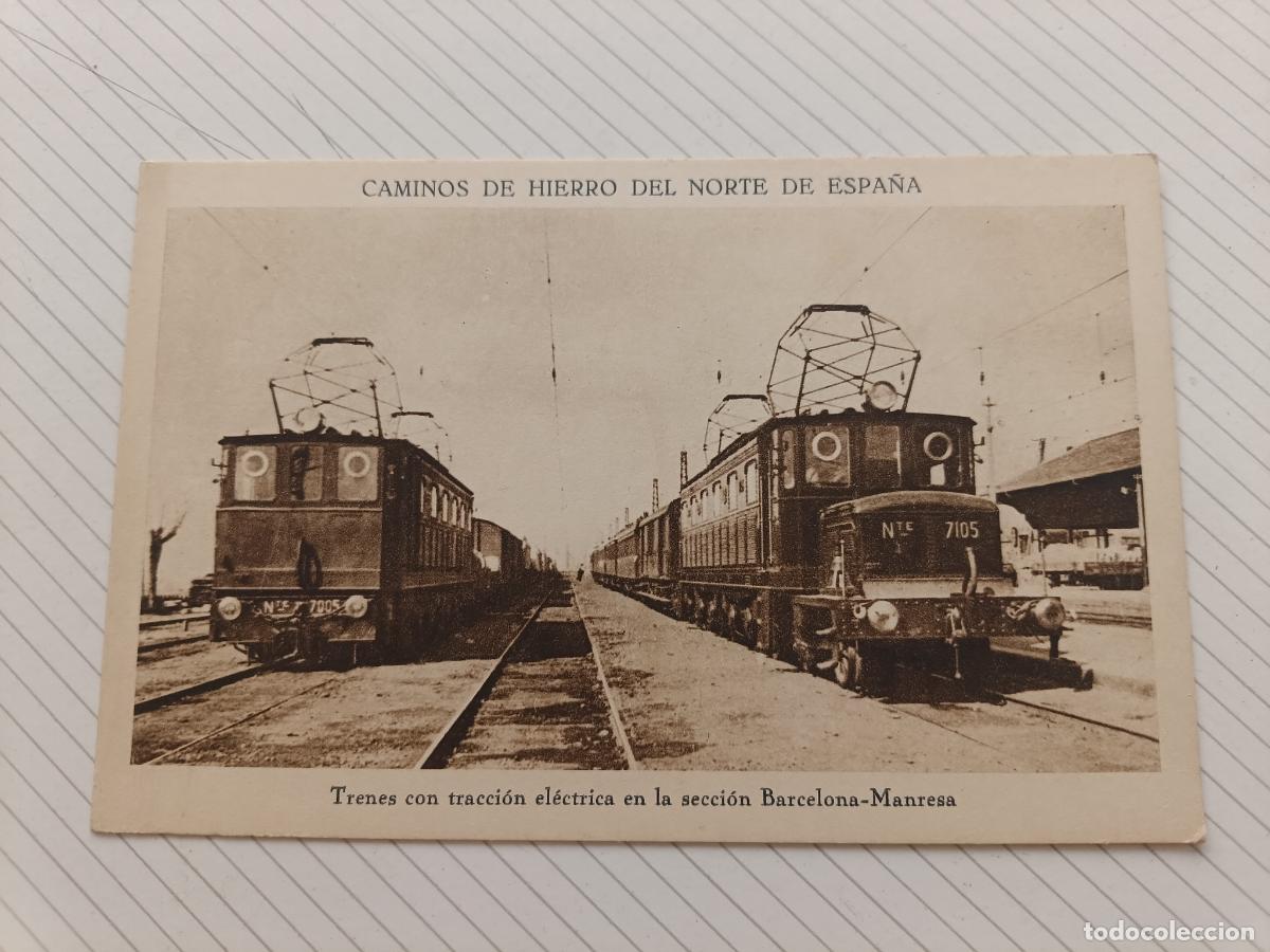 Postales: Caminos de Hierro del Norte de Espa&ntilde;a, Barcelona-Manresa