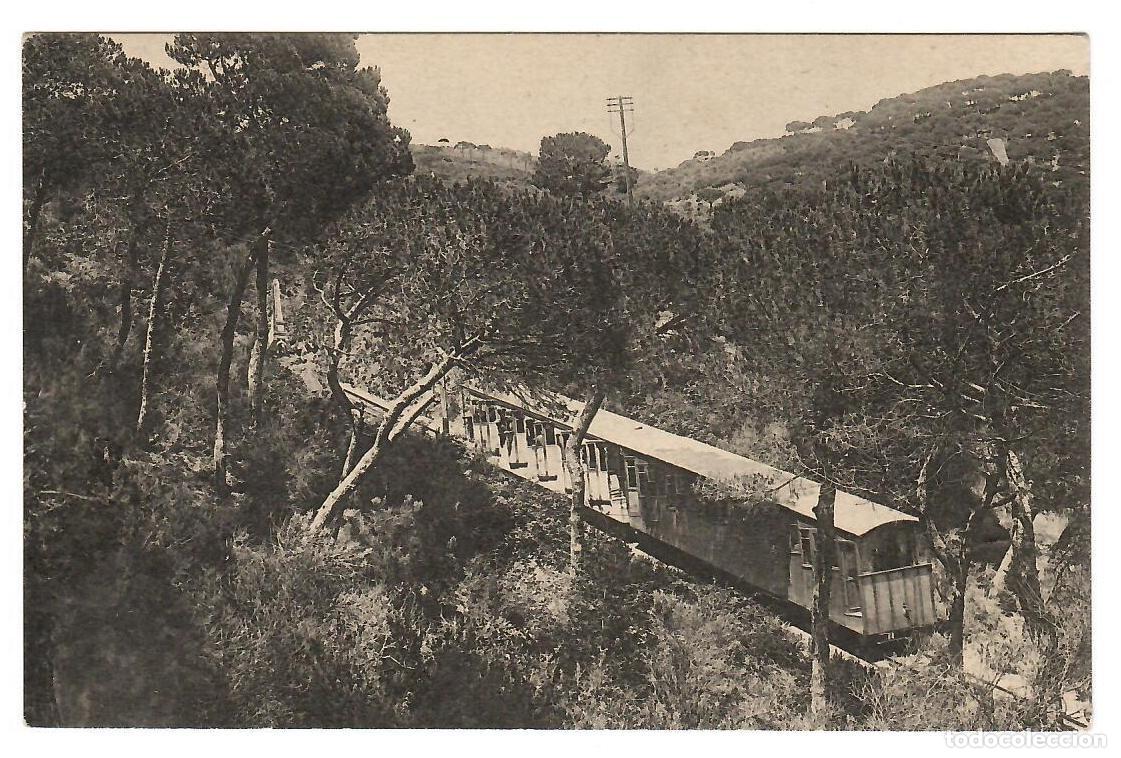 Postales: BARCELONA. Funicular del Tibidabo. Ed. L. Roisin, n&ordm; 36.