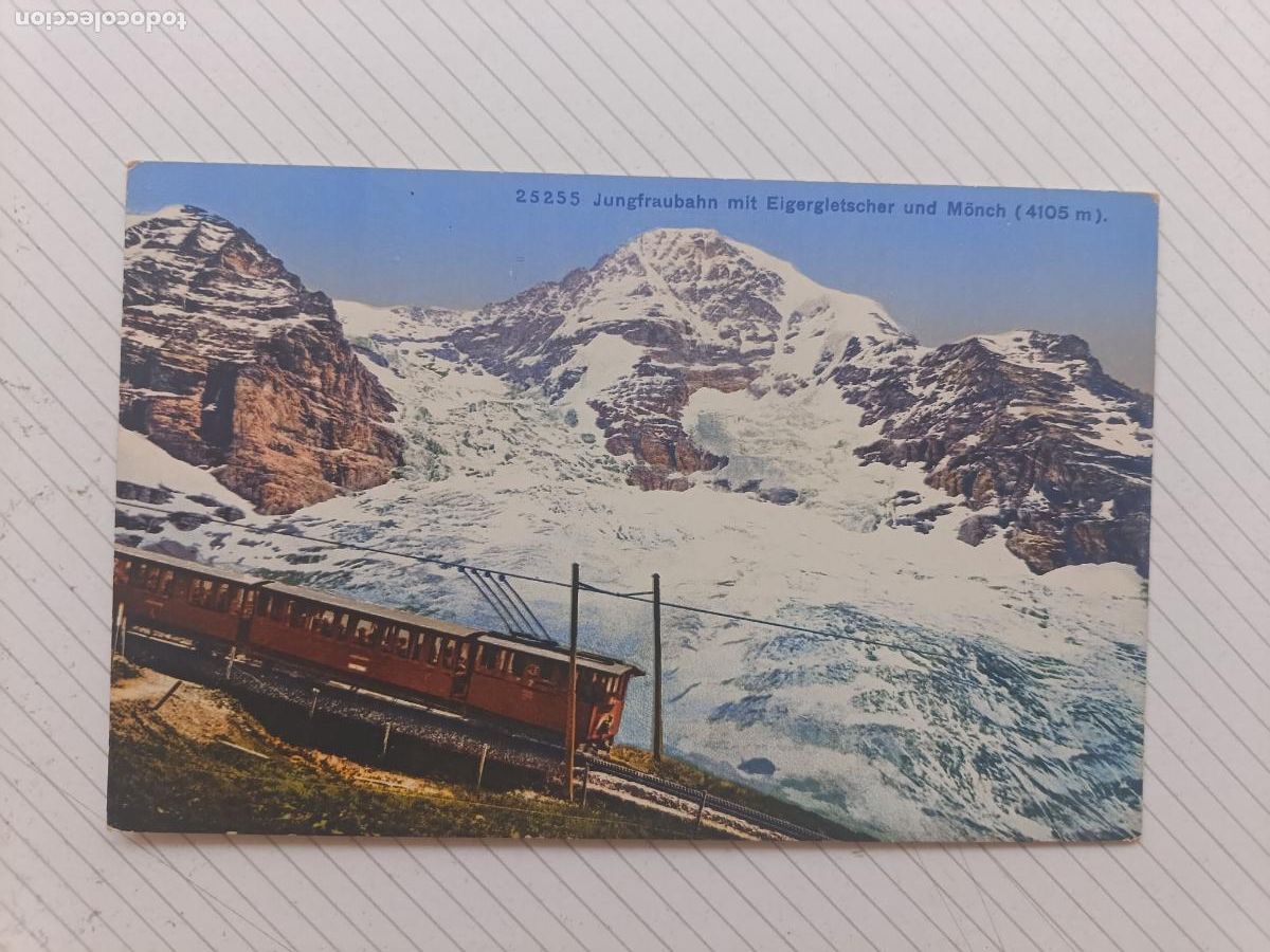 Postales: Ferrocarril de cremallera. Suiza