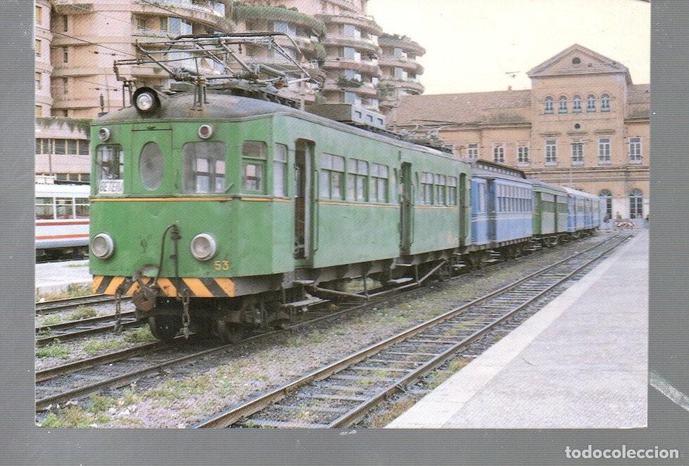 Postales: POSTAL DE TRENES ETACION PONT DE FUSTS A A&Ntilde;O 1938 DE EUROFER AMIGOS DEL FERROCARRIL. N&ordm; 294