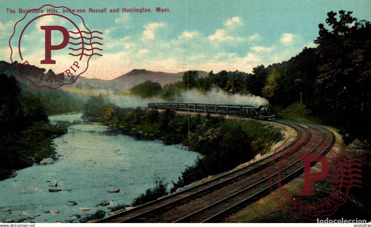 Postales: BERKSHIRE HILLS BETWEEN RUSSELL AND HUNTINGTON MASS MASSACHUSETTS RAILROAD RAILWAY CHEMIN DE FER EE