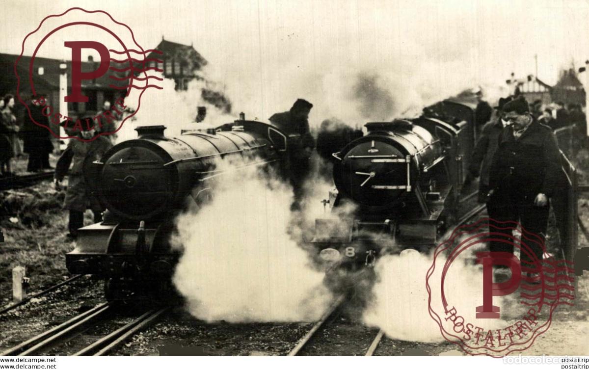 Postales: UK. TRAINS PREPARING FOR DEPARTURE FROM NEW ROMNEY. FOTOGRAFICA. TREN TRAIN TREIN.