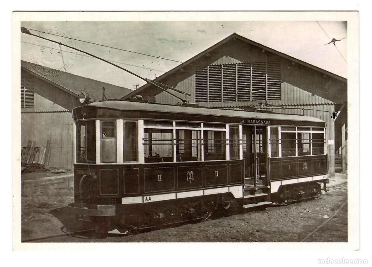 Postales: TRANVIA DE LA ARREBASSADA, Barcelona. Ed. EUROFER, Barcelona, 4055. Sin escribir.