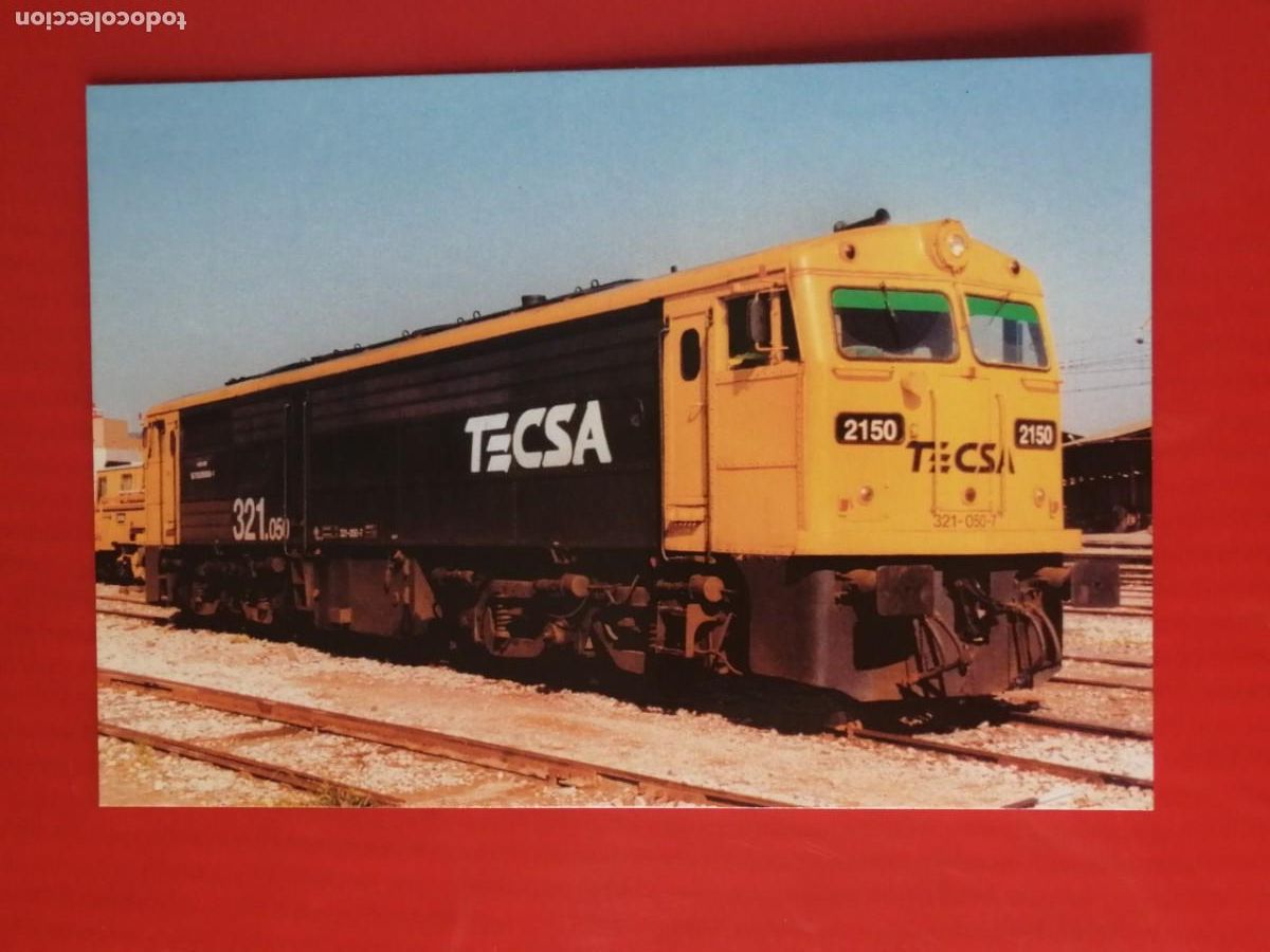 Postales: POSTAL 18954 NUEVA-EUROFER 934 LOCOMOTORA TECSA 321.050 EX-RENFE VALENCIA -FERROCARRIL