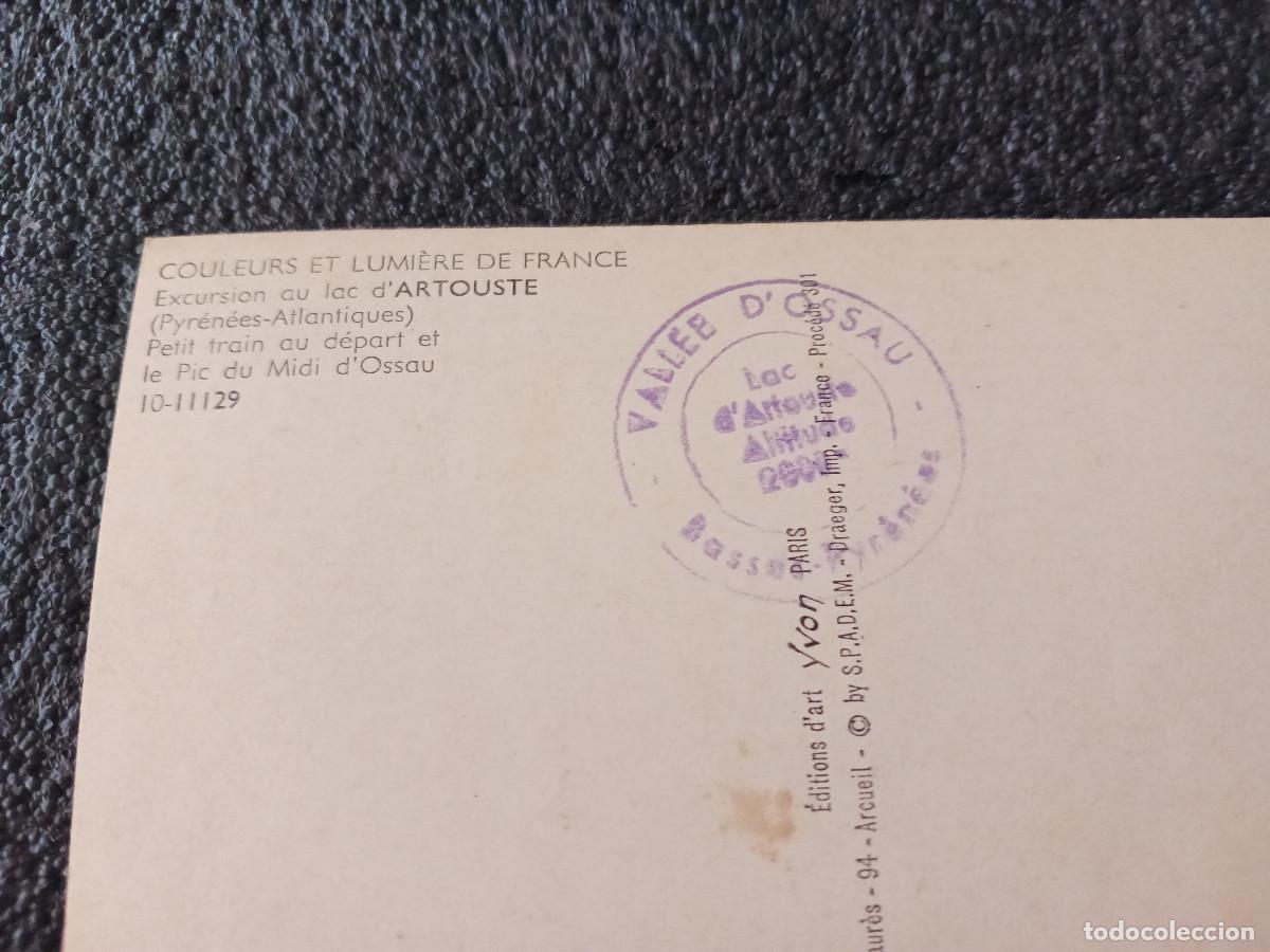Postales: excursion au lac s&acute;artouste, petit train, ed. yvon - Foto 2