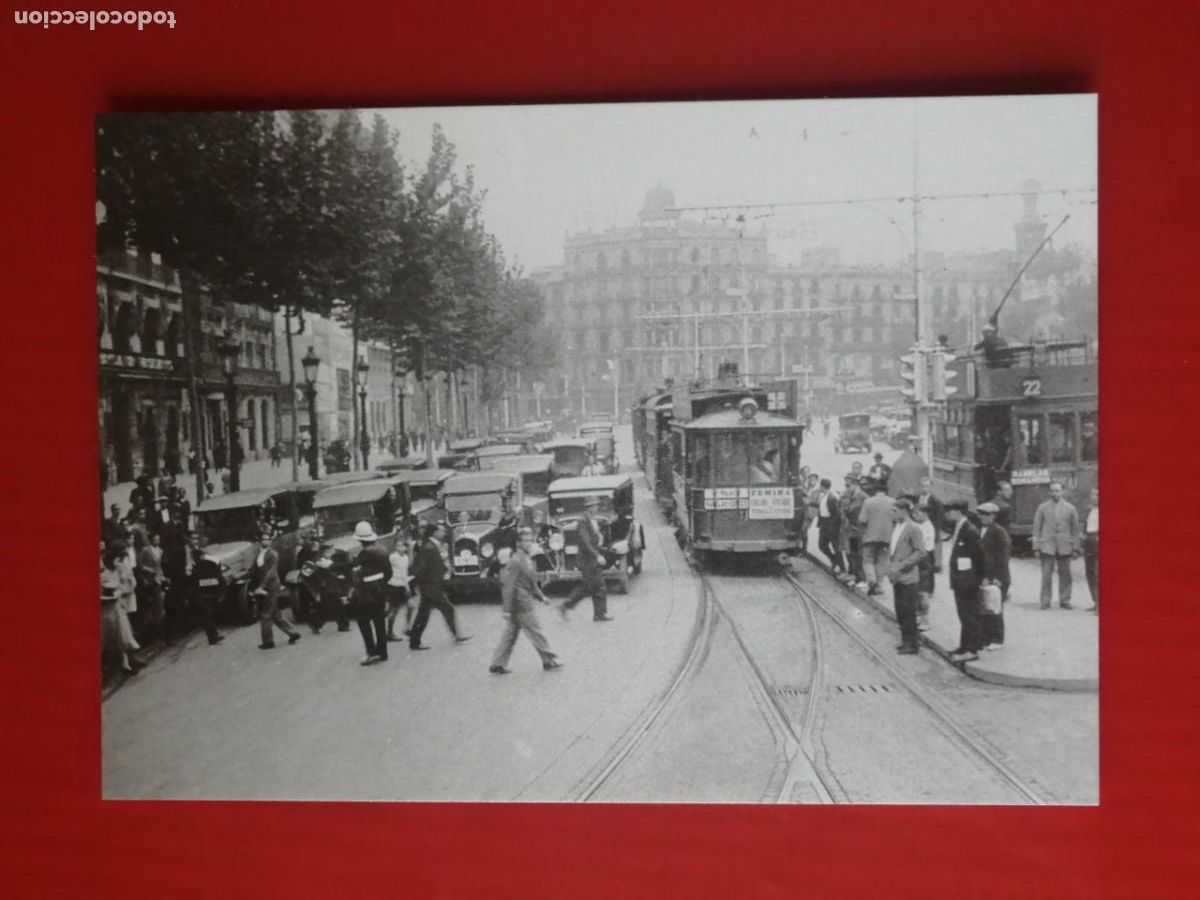 Cartes Postales: POSTAL 18969 NUEVA-EUROFER 4258 TRANVIAS PLAZA DE CATALU&Ntilde;A 1918 BARCELONA -FERROCARRIL