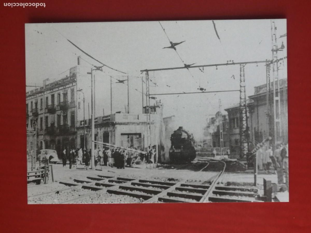 Cartes Postales: POSTAL 18968 NUEVA-EUROFER 4257 LINEA BARCELONA MATARO PASO A NIVEL AV. ICARIA -FERROCARRIL