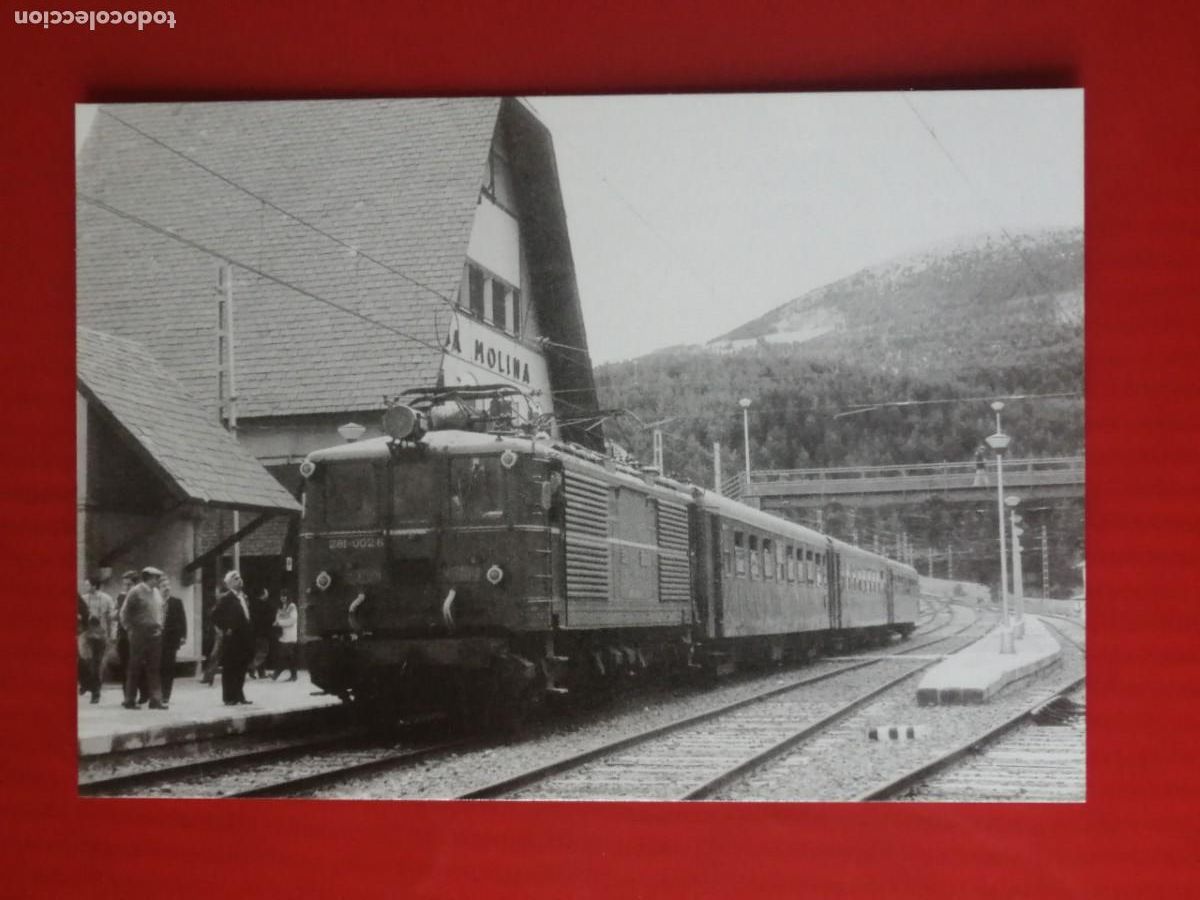Cartes Postales: POSTAL 18967 NUEVA-EUROFER 4256 LOCOMOTORA RENFE 281.002 LA MOLINA GIRONA -FERROCARRIL