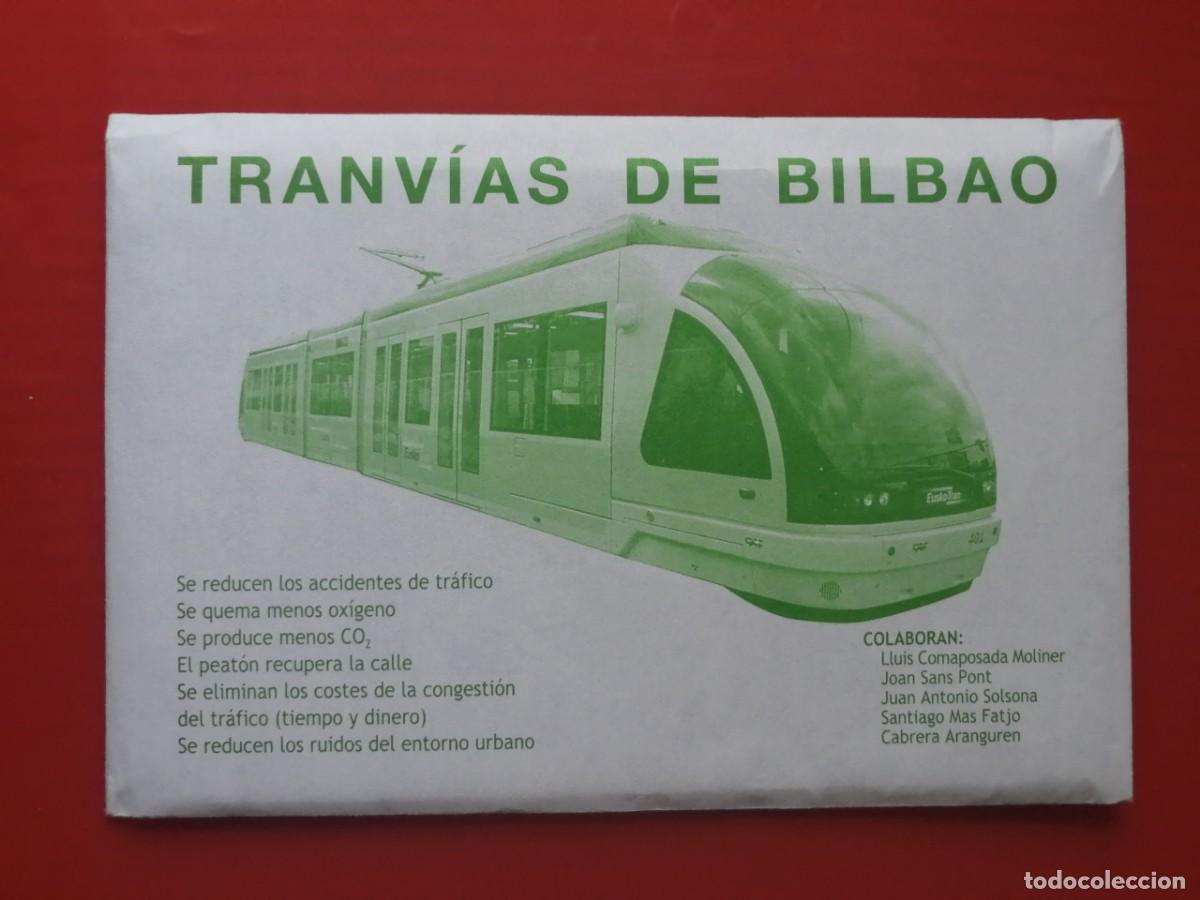 Cartes Postales: POSTAL 18981 NUEVA-EUROFER TRANVIAS DE BILBAO -SET 8 POSTALES EN SOBRE (N&ordm; 1 - 8) -FERROCARRIL