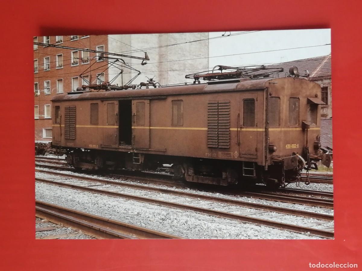 Cartes Postales: POSTAL 18926 NUEVA-EUROFER 366 FURGON ELECTRICO RENFE 430-002 OLAVEAGA BIZKAIA -FERROCARRIL