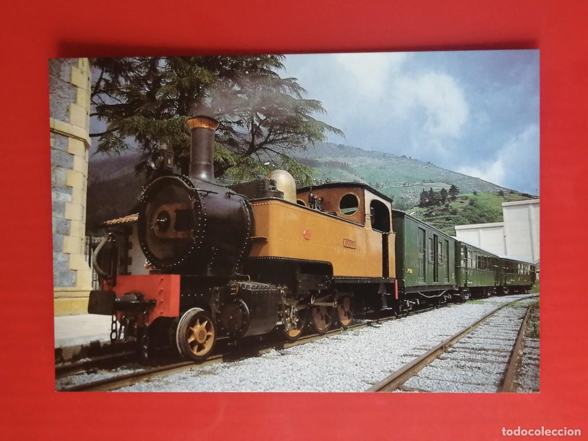 Cartes Postales: POSTAL 18922 NUEVA-EUROFER 362 TREN ESPECIAL MUSEO DE AZPEITIA 1992 LOCOMOTORA AURRERA GIPUZKOA