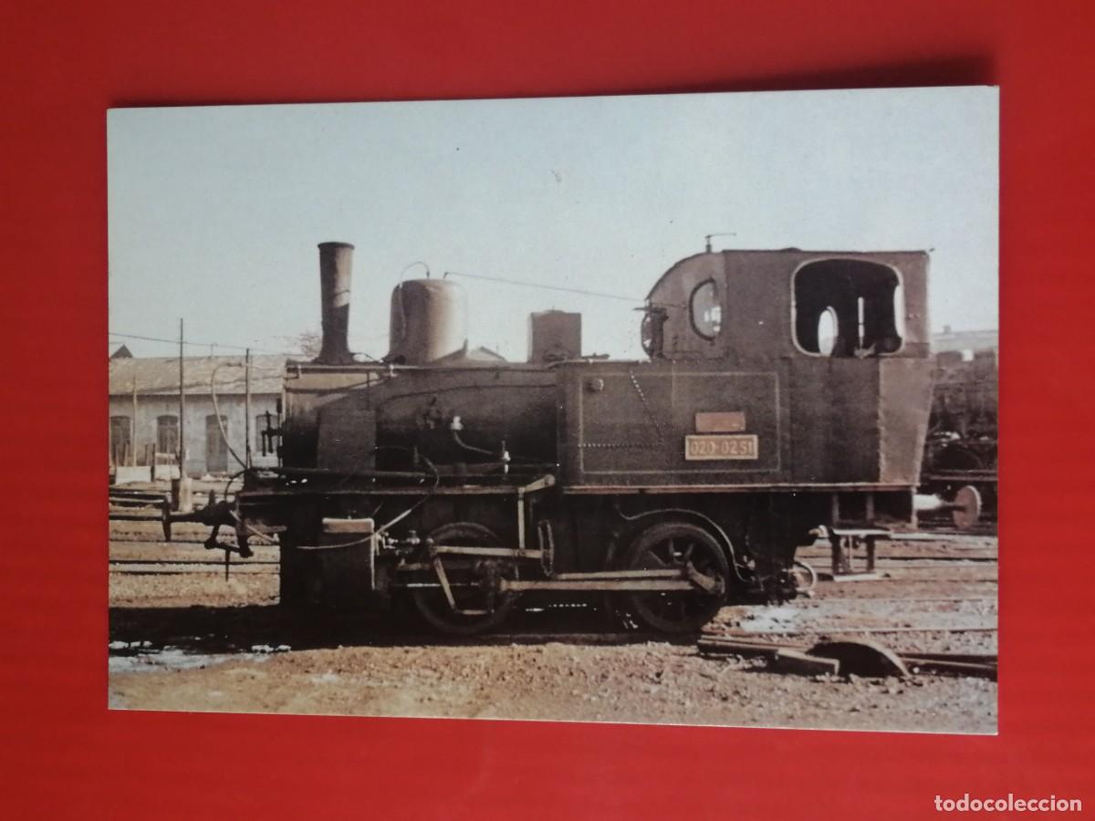 Cartoline: POSTAL 18917 NUEVA-EUROFER 357 LOCOMOTORA RENFE 020-251 CHELITO ALCAZAR DE SAN JUAN CIUDAD REAL TREN
