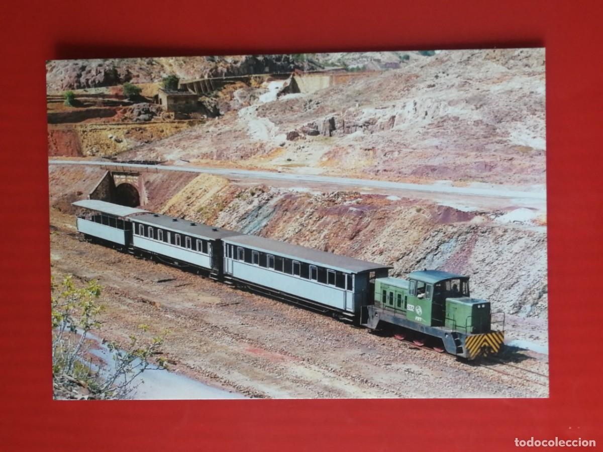 Cartoline: POSTAL 18949 NUEVA-EUROFER 929 TRACTOR 932 MINAS DE RIO TINTO HUELVA TREN VIAJEROS