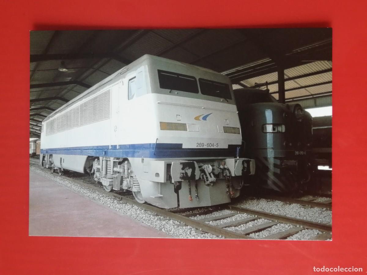 Cartoline: POSTAL 18943 NUEVA-EUROFER 850 LOCOMOTORA RENFE 269-604-5 VILLAVERDE BAJO MADRID -FERROCARRIL