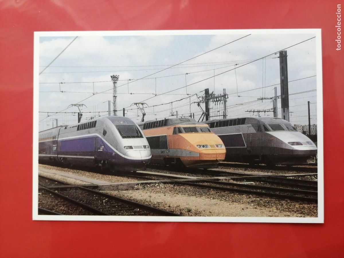 Cartoline: POSTAL 19696 NUEVA-FRANCIA NAVILAT &ndash;VILLENEUVE ST-GEORGES TRENES TGV