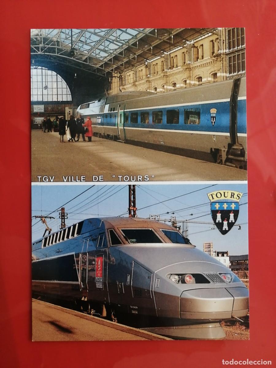 Cartoline: POSTAL 19694 NUEVA-FRANCIA BALIZIAUX -1038 TOURS TREN TGV ATLANTIQUE