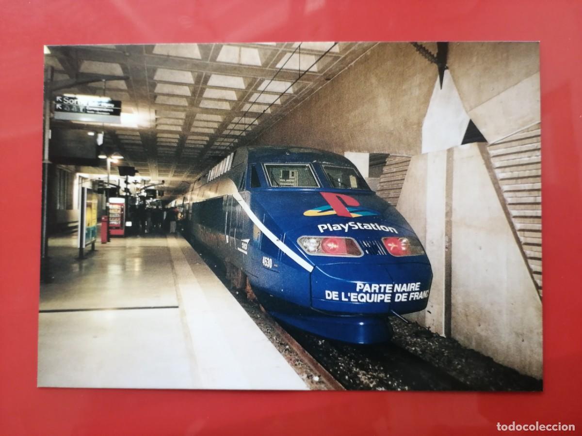 Cartoline: POSTAL 19692 NUEVA-FRANCIA LE PETIT CHEMINOT -529 LILLE TREN TGV RESEAU 4530 PUBLI. PLAY STATION
