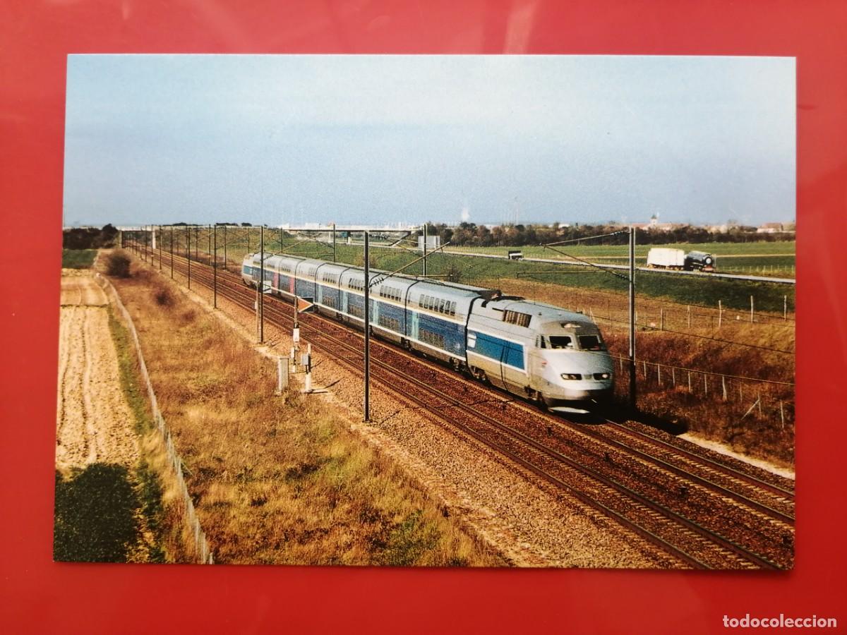 Cartoline: POSTAL 19691 NUEVA-FRANCIA LE PETIT CHEMINOT -528 ST GERMAIN LAXIS TREN TGV DUPLEX