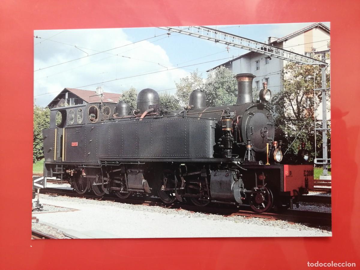 Postales: POSTAL 19666 NUEVA-SUIZA MINIREX -1691 ST-LEGIER, CP LOC E 206 &ndash;PORTIGAL FERROCARRIL