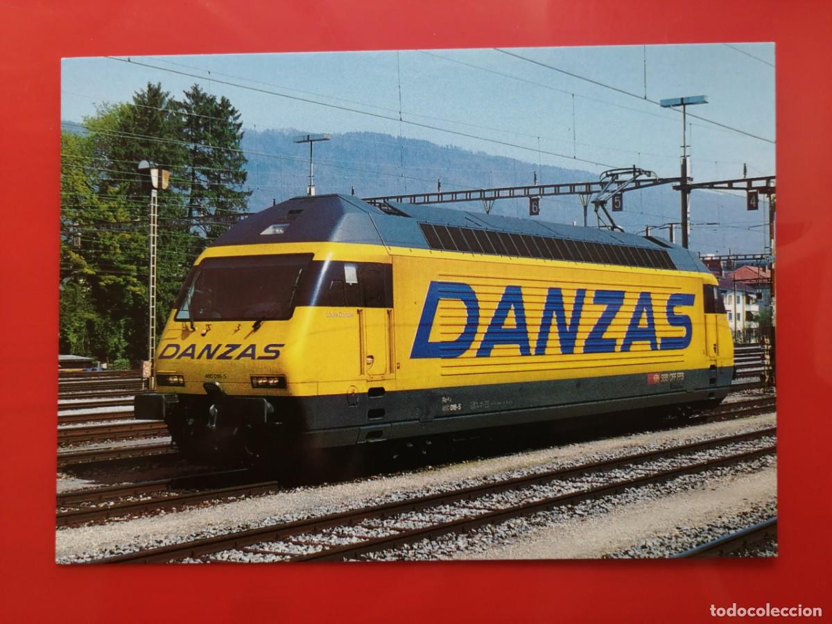 Postales: POSTAL 19664 NUEVA-SUIZA MINIREX -1697 SBB CFF FFS LOC. 460 018 PUBLI. DANZAS -FERROCARRIL