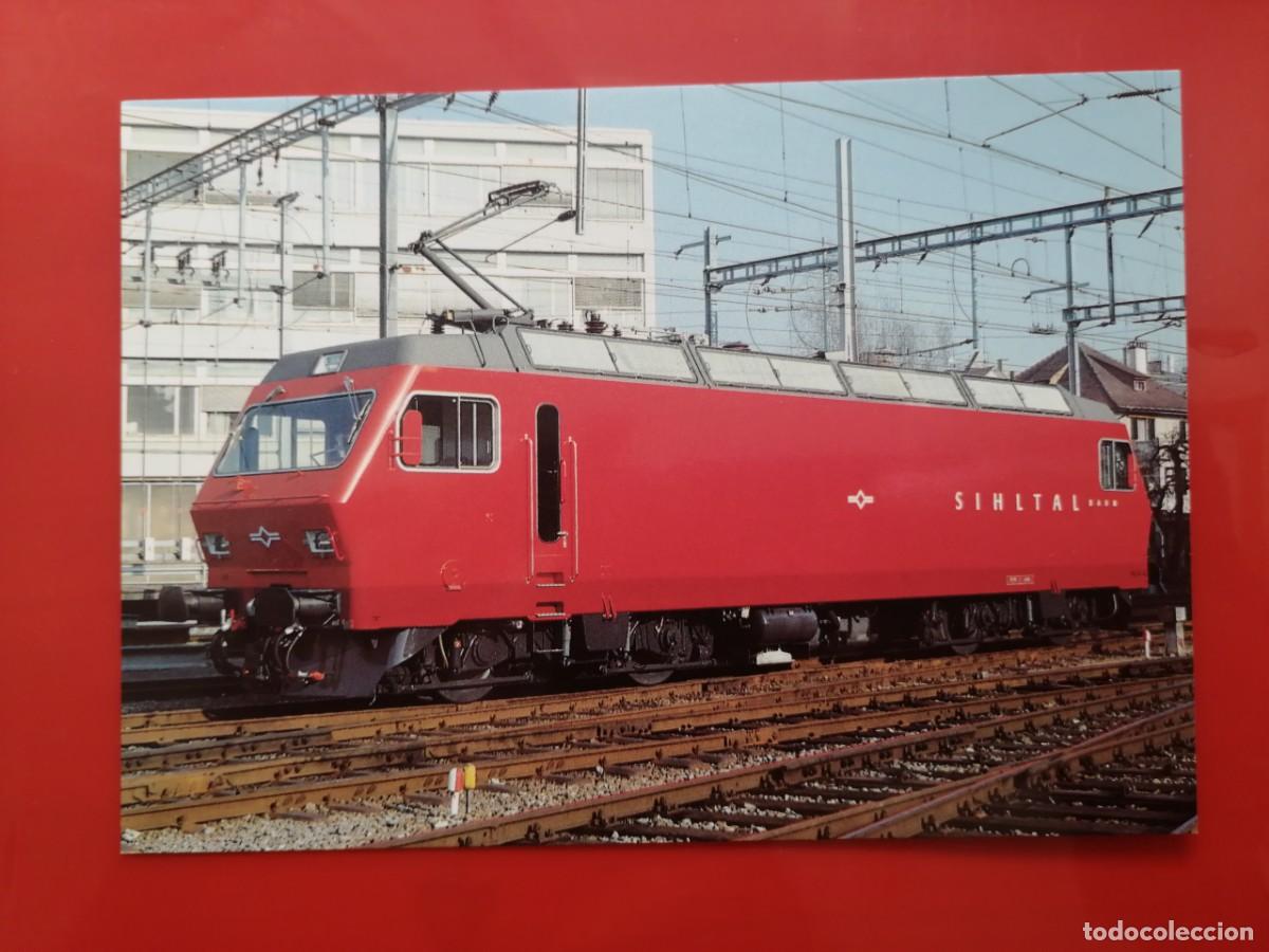 Postales: POSTAL 19663 NUEVA-SUIZA MINIREX -1689 ZURICH, SZU LOC. 42 -FERROCARRIL