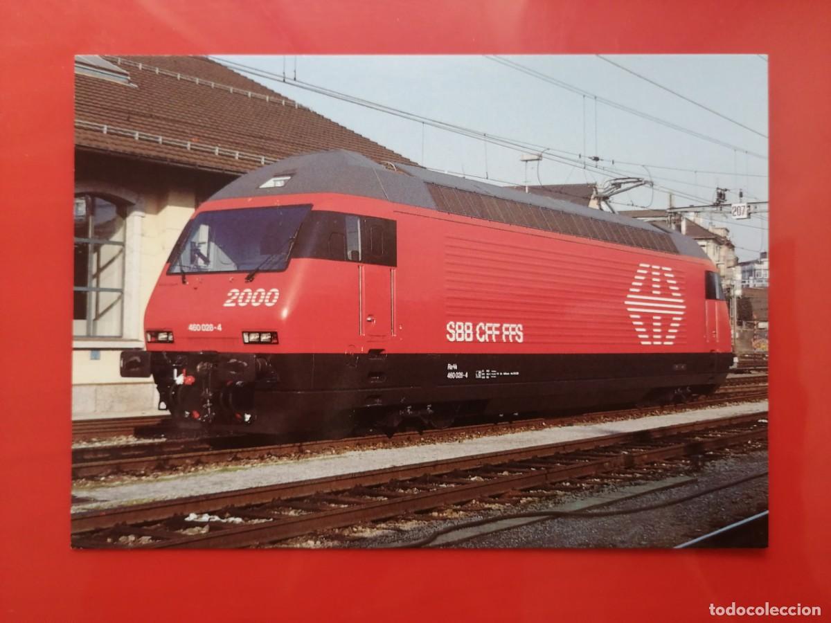 Postales: POSTAL 19661 NUEVA-SUIZA MINIREX -1683 LUZERN, SBB CFF FFS LOC. RE 460 028 - FERROCARRIL