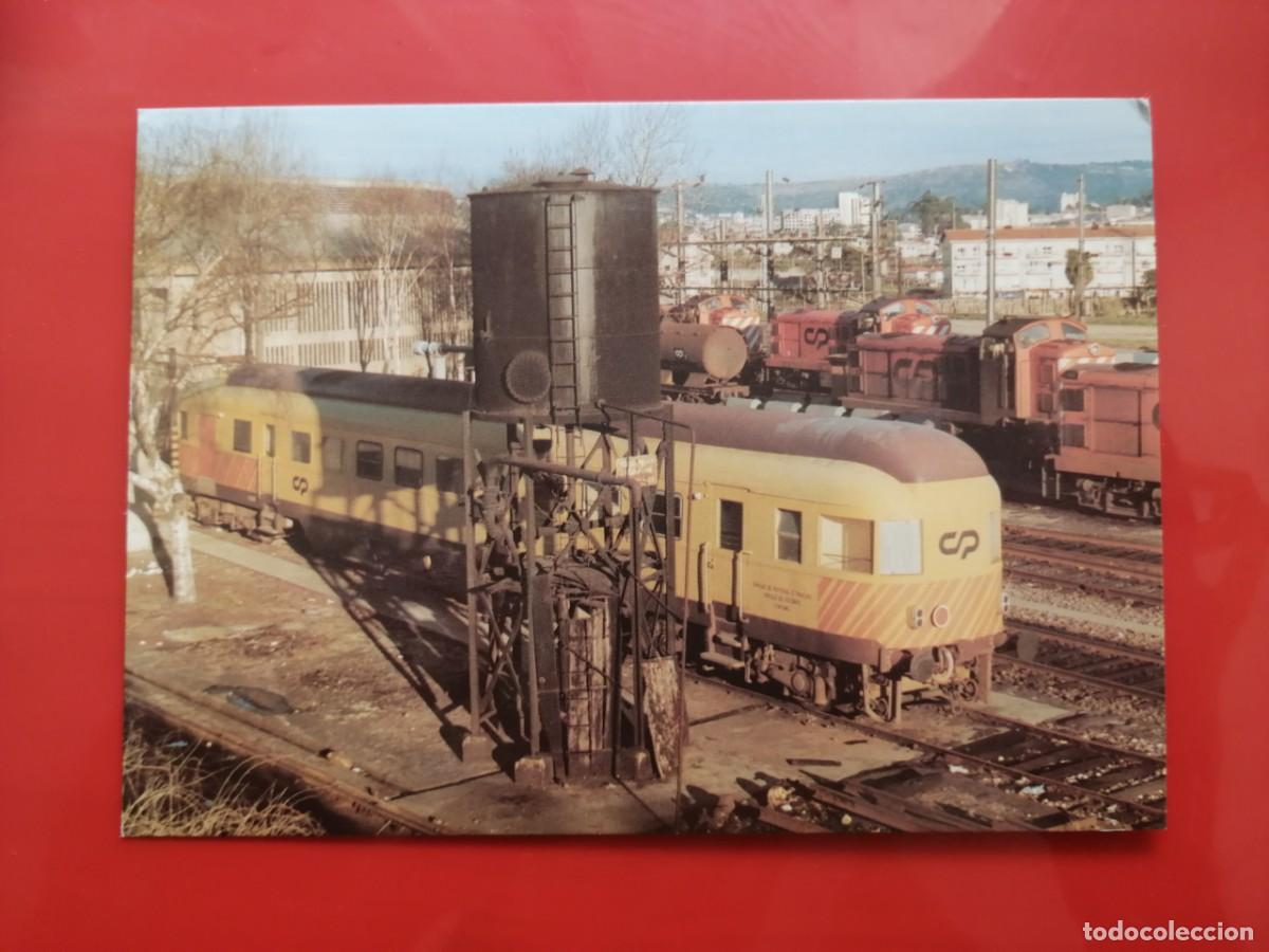 Postales: POSTAL 19658 NUEVA-PORTUGAL APAC-2&ordf; SERIE &ndash; CONTUMIL, DEPOSITO Y TREN AUTOMOTOR DE SOCORRO