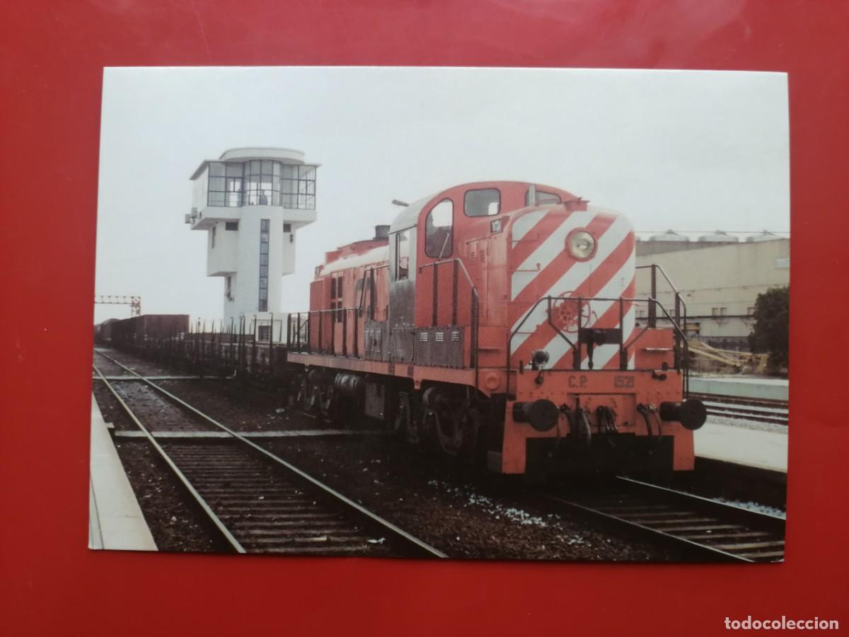 Postales: POSTAL 19651 NUEVA-PORTUGAL APAC-2&ordf; SERIE &ndash; PINHAL NOVO, TREN MERCANCIAS LOC. 1521