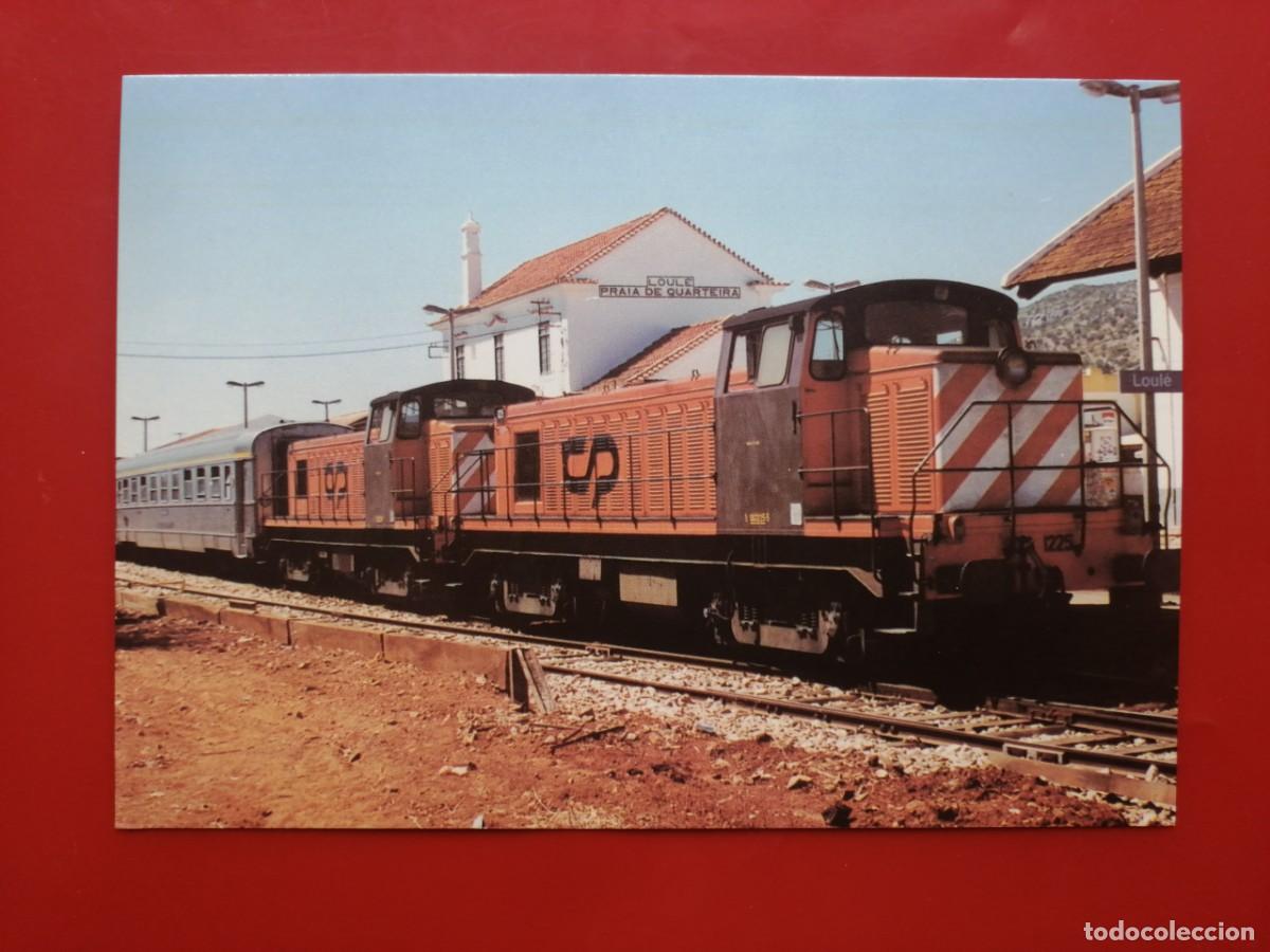 Postales: POSTAL 19649 NUEVA-PORTUGAL APAC-2&ordf; SERIE &ndash; LOULE, TREN VIAJEROS LOC. SERIE 1201-1205