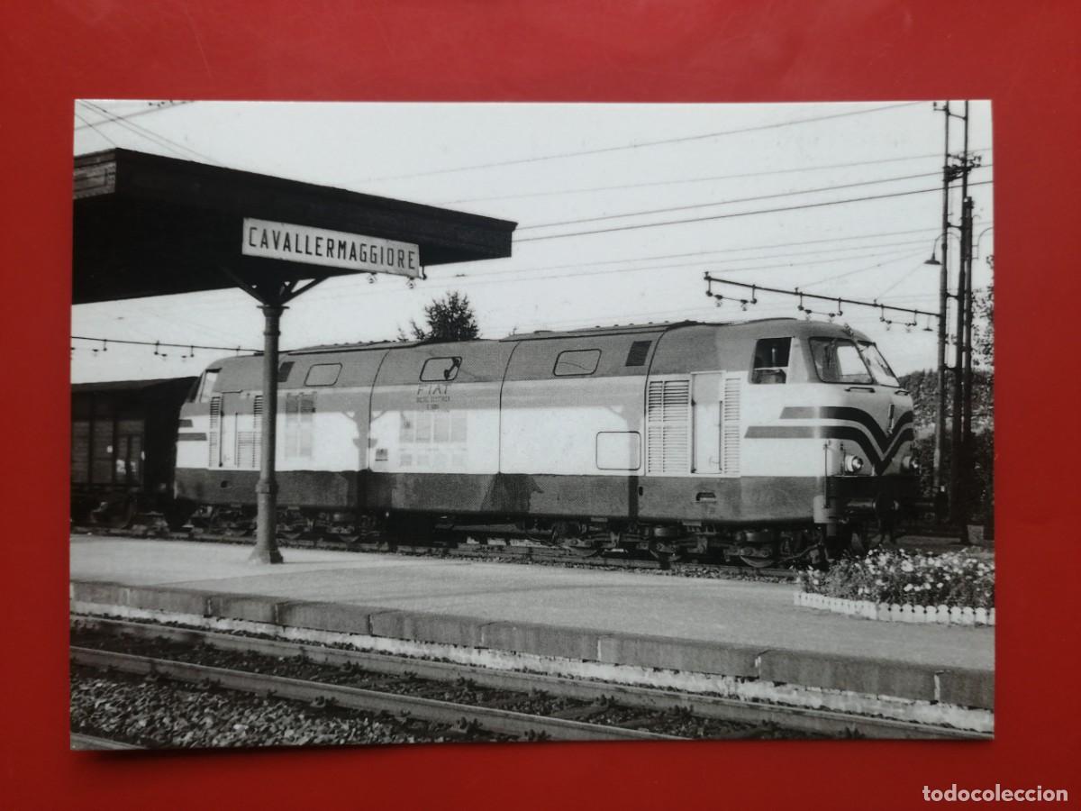Postales: POSTAL 19647 NUEVA-ITALIA UNIFER &ndash; 150 ANIV. TRENO A CUNEO &ndash; CAVALLERMAGGIORE, LOC. D 461.1001