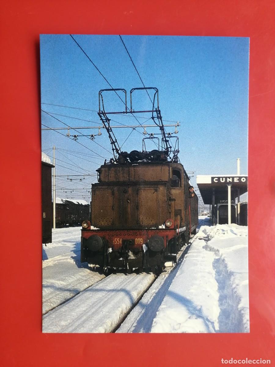 Postales: POSTAL 19643 NUEVA-ITALIA UNIFER &ndash; 150 ANIV. TRENO A CUNEO &ndash; CUNEO, LOC. E 554.009