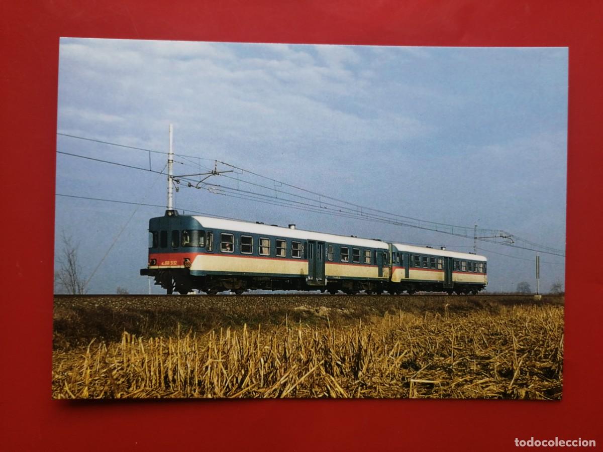 Postales: POSTAL 19641 NUEVA-ITALIA UNIFER &ndash; 150 ANIV. TRENO A CUNEO &ndash; CENTALLO, TREN ALN 668.3132