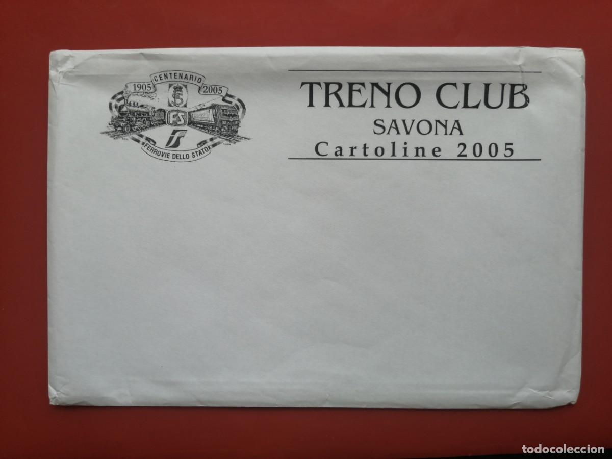 Postales: POSTAL 19612 NUEVA-ITALIA PERSICO/TRENO CLUB SAVONA &ndash;CENT. FS -SET 18 TP SOBRE (2005.01 &ndash; 2005.18) -