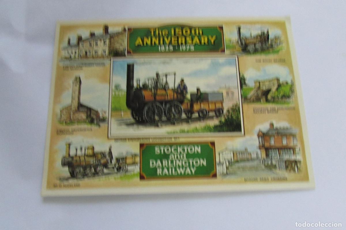 Postales: THE 150TH ANNIVERSARY 1825-1975 STOCKTON AND DARLINGTON RAILWAY