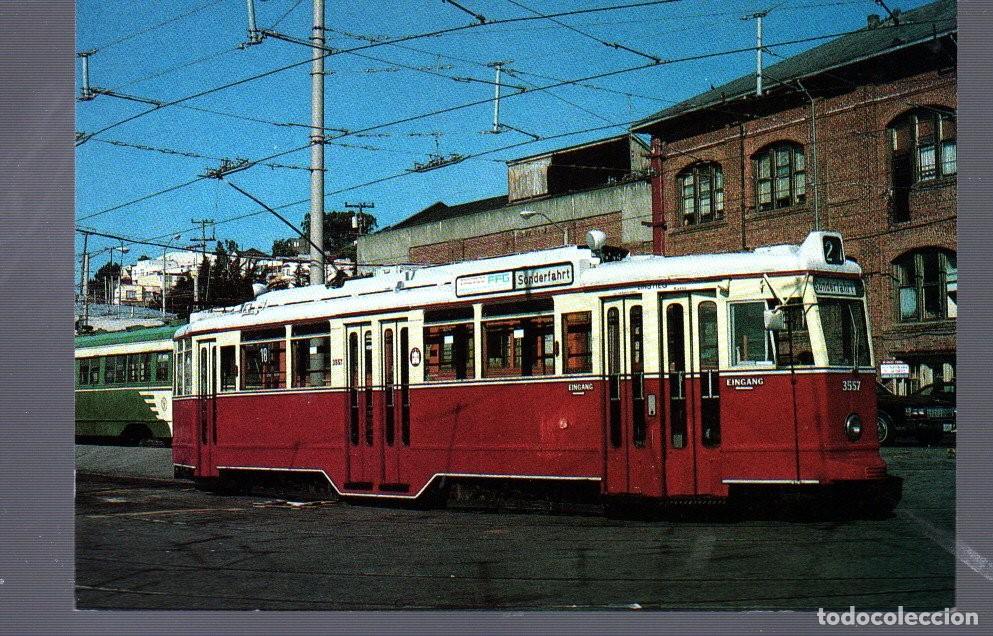 Postales: POSTAL DE SAN FRANCISCO HISTORIC TROLLEYS PUBLICIDAD by SAMUEL R HONCZARUK