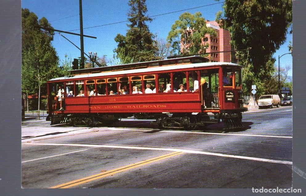 Postales: POSTAL DE SAN JOSE HISTORIC TROLLEYS PUBLICIDAD by SAMUEL R HONCZARUK
