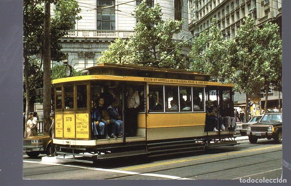 Postales: POSTAL DE HISTORIC TROLLEYS OF SAN FRANCISCO PUBLICIDAD by SAMUEL R HONCZARUK