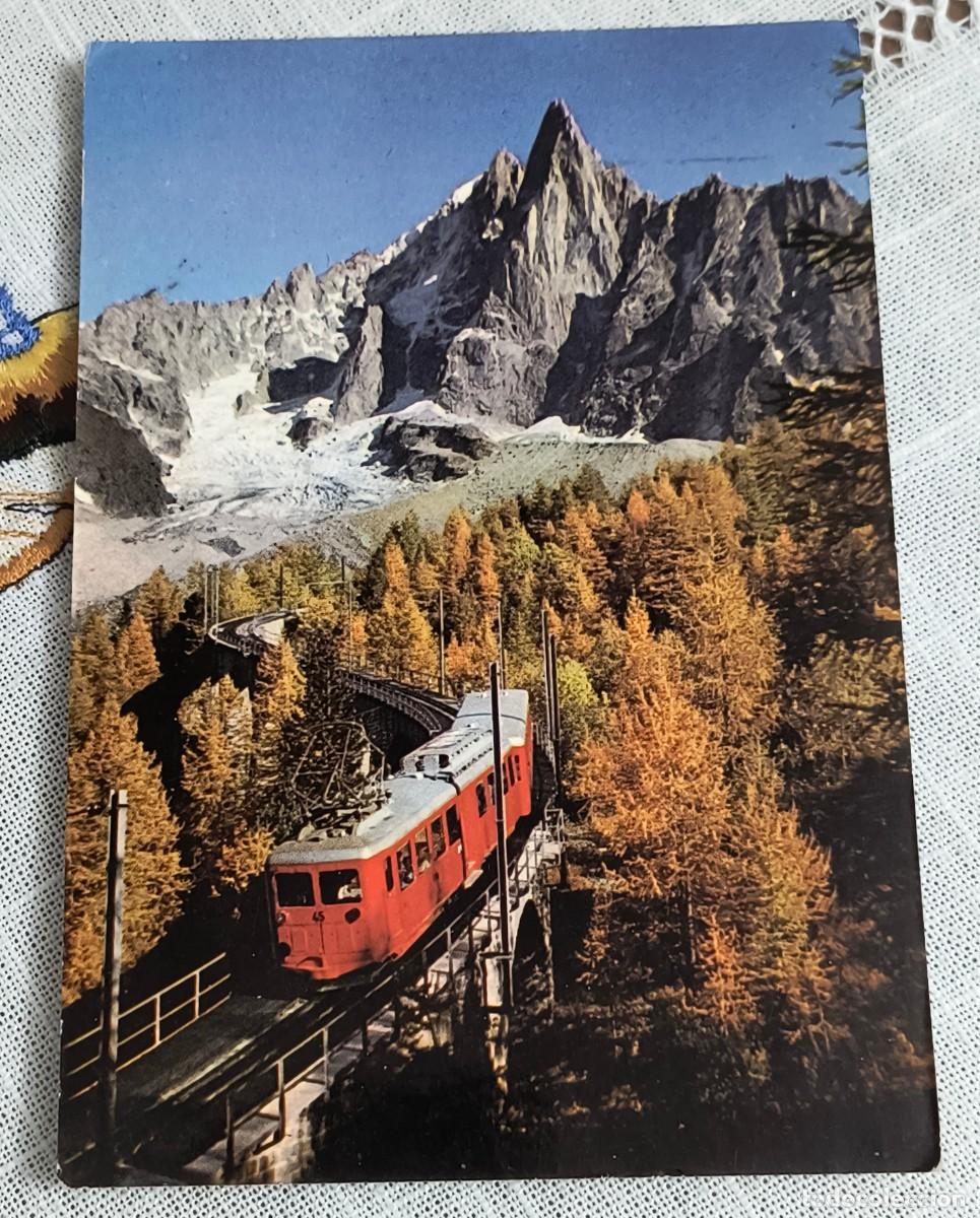 Postales: POSTAL | TREN Y MONT BLANC (FRANCIA)