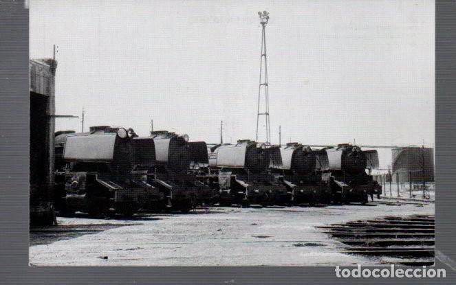 Postales: POSTAL DE LOCOMOTORA EDITADAS VAPOR EN NEGRO N&ordm; 309 CINCO EDICIONES DEL TREN EDITREN ZARAGOZA