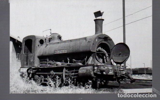 Postales: POSTAL DE LOCOMOTORA EDITADAS VAPOR EN NEGRO N&ordm; 304 EDICIONES DEL TREN EDITREN ZARAGOZA