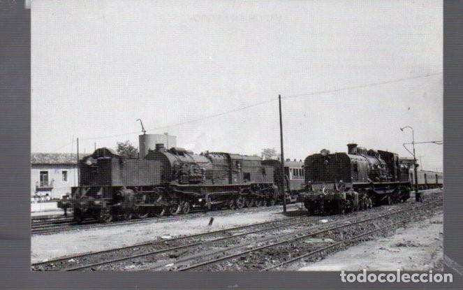 Postales: POSTAL DE LOCOMOTORA EDITADAS VAPOR EN NEGRO N&ordm; 291 EDICIONES DEL TREN EDITREN ZARAGOZA