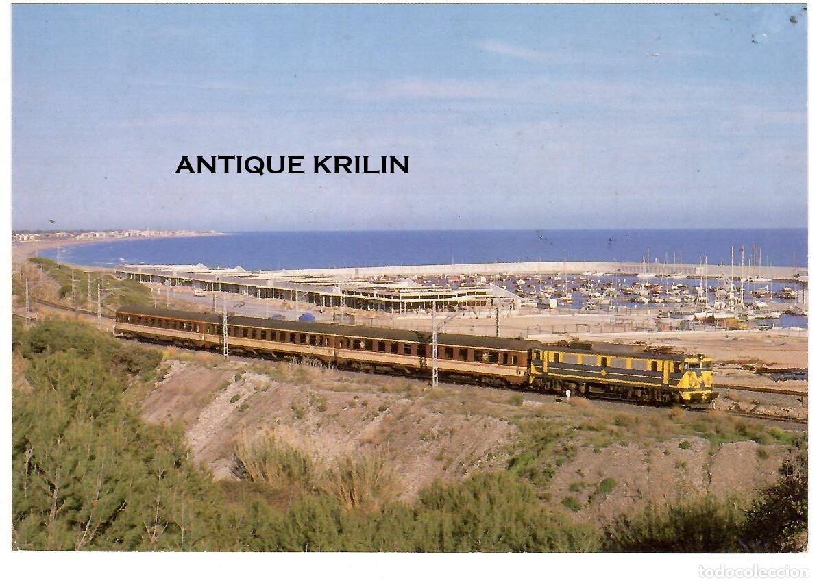 Postales: EDICION EUROFER N&ordm; 395 TREN A SU PASO COSTAS DE GARRAF 1987 / SIN FRANQUEAR